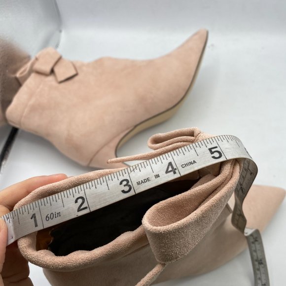 XYD Pointy Toe Ankle Booties Dress Low Kitten Heels Graceful Boots SOLD - Picture 9 of 10